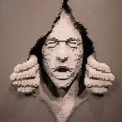 Art, made out of LEGO