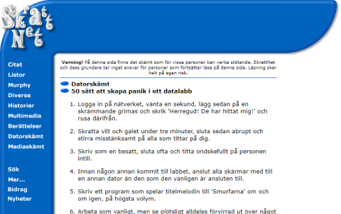 SkrattNet, december 1997