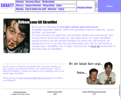 SkrattNet, februari 1997