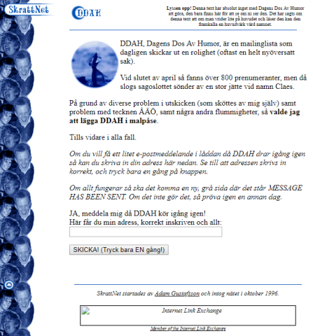 SkrattNet med DDAH, maj 1997