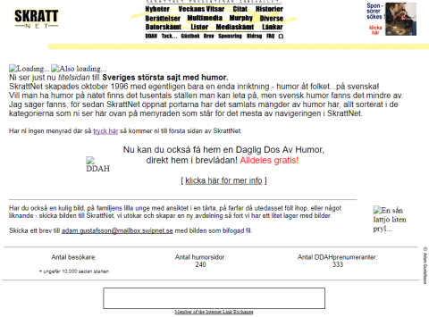 SkrattNet, mars 1997