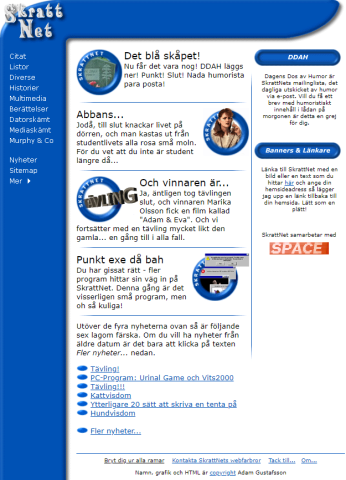 SkrattNet, december 1998