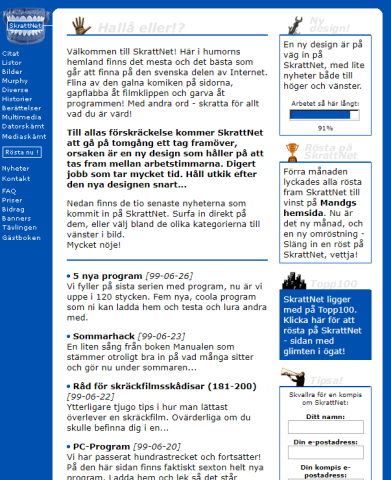 Skrattnet, juni 1999